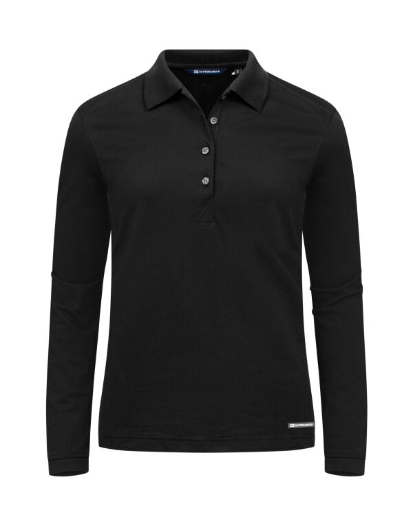 Personalised Custom Branded Cutter & Buck Advantage Long Sleeve Polo Women's Golf Polo Shirt - Brand It Essex Ltd