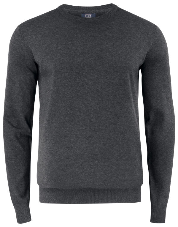 Personalised Custom Branded Cutter & Buck Oakville Crewneck Men's Knitted Golf Sweater - Brand It Essex Ltd