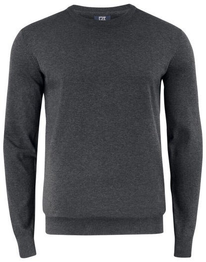Personalised Custom Branded Cutter & Buck Oakville Crewneck Men's Knitted Golf Sweater - Brand It Essex Ltd