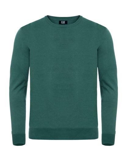 Personalised Custom Branded Cutter & Buck Oakville Crewneck Men's Knitted Golf Sweater - Brand It Essex Ltd