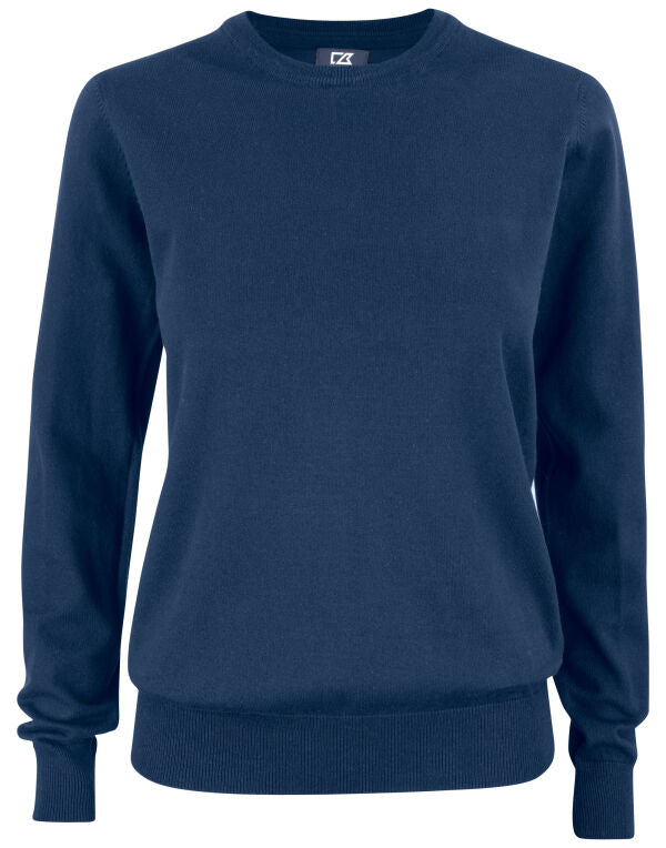 Personalised Custom Branded Cutter & Buck Oakville Crewneck Women's Knitted Golf Sweater - Brand It Essex Ltd