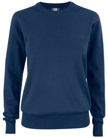Personalised Custom Branded Cutter & Buck Oakville Crewneck Women's Knitted Golf Sweater - Brand It Essex Ltd