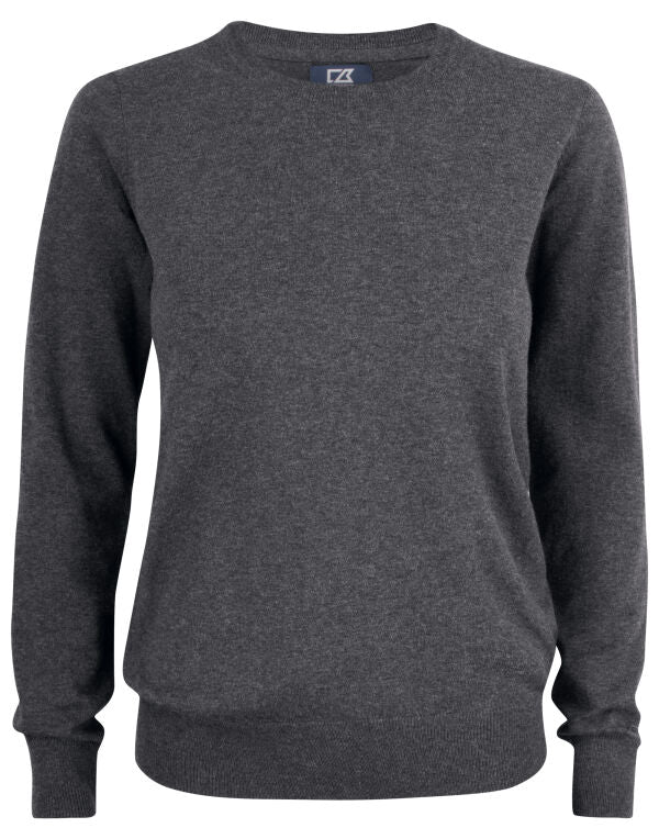 Personalised Custom Branded Cutter & Buck Oakville Crewneck Women's Knitted Golf Sweater - Brand It Essex Ltd