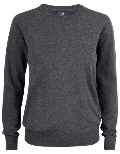 Personalised Custom Branded Cutter & Buck Oakville Crewneck Women's Knitted Golf Sweater - Brand It Essex Ltd