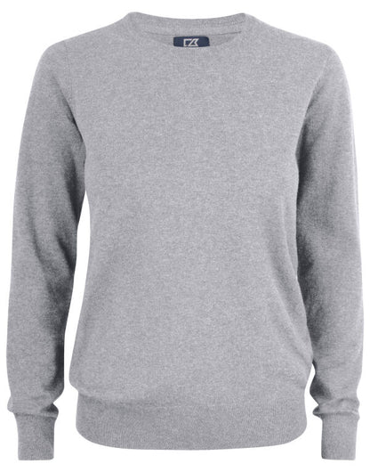 Personalised Custom Branded Cutter & Buck Oakville Crewneck Women's Knitted Golf Sweater - Brand It Essex Ltd