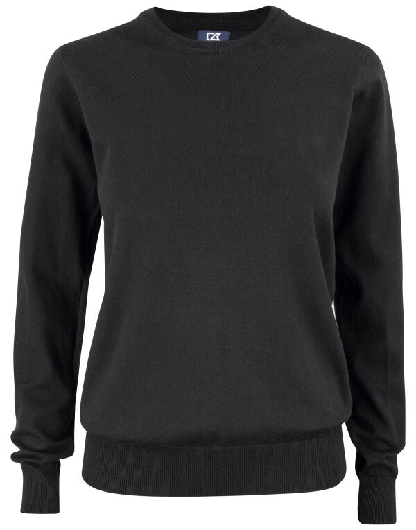 Personalised Custom Branded Cutter & Buck Oakville Crewneck Women's Knitted Golf Sweater - Brand It Essex Ltd