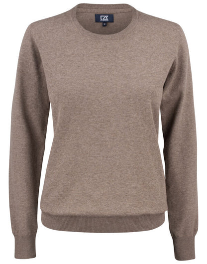 Personalised Custom Branded Cutter & Buck Oakville Crewneck Women's Knitted Golf Sweater - Brand It Essex Ltd