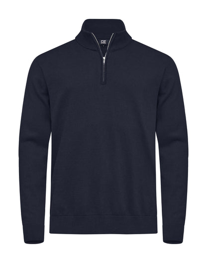 Personalised Custom Branded Cutter & Buck Oakville Half Zip Sweater Men's Knitwear - Brand It Essex Ltd