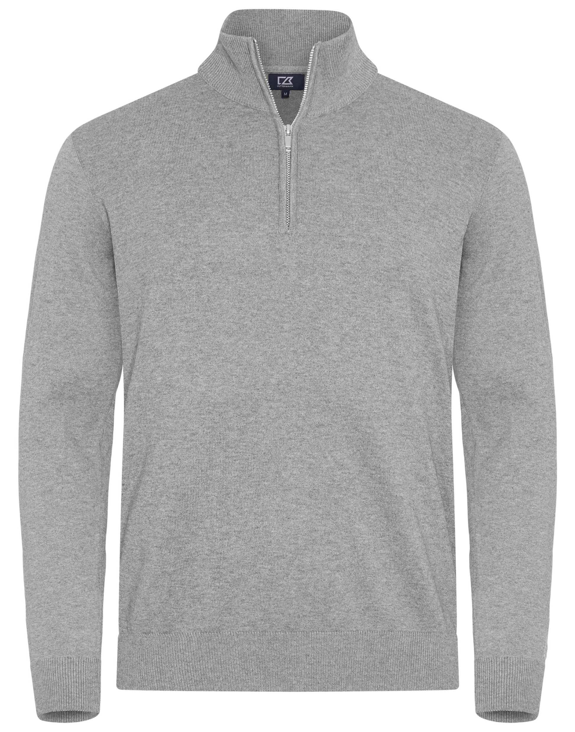 Personalised Custom Branded Cutter & Buck Oakville Half Zip Sweater Men's Knitwear - Brand It Essex Ltd