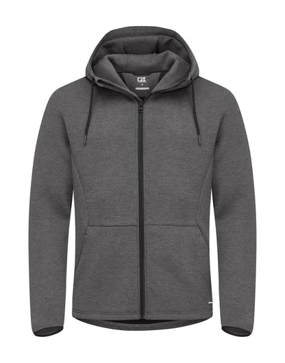 Personalised Custom Branded Cutter & Buck Pemberton Hood Full Zip Men's Hoodie - Brand It Essex Ltd
