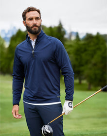 Personalised Custom Branded Cutter & Buck Adapt Half Zip Men's Fleece Top - Brand It Essex Ltd
