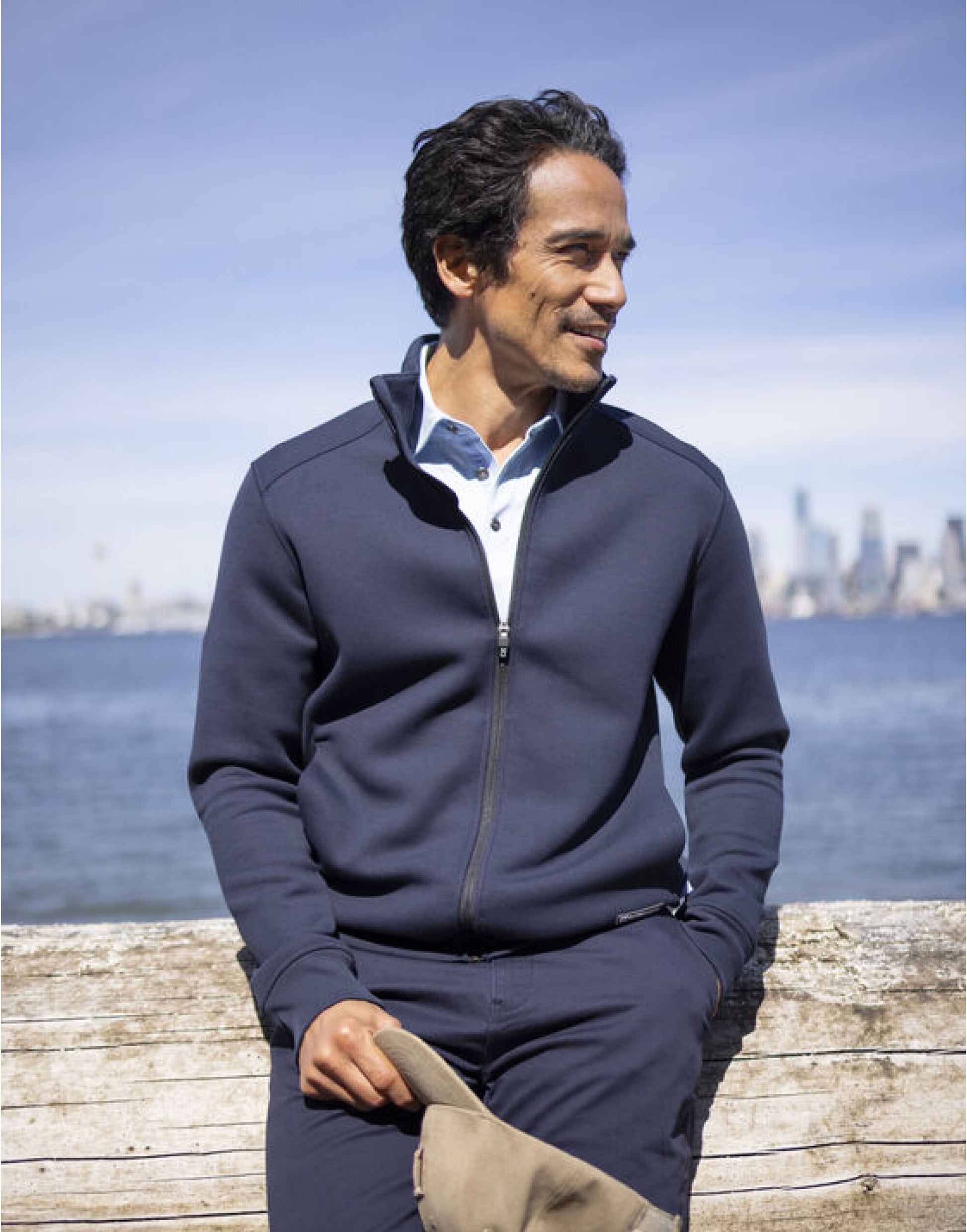 Personalised Custom Branded Cutter & Buck Pemberton Cardigan Full Zip Men's Jacket - Brand It Essex Ltd