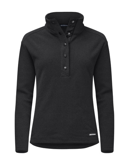 Personalised Custom Branded Cutter & Buck Hunts Point Fleece Women's Snap Placket Top - Brand It Essex Ltd