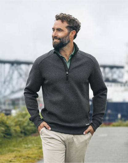 Personalised Custom Branded Cutter & Buck Pemberton Half Zip Men's Sweatshirt - Brand It Essex Ltd