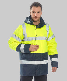 Portwest Hi-Vis Contrast Traffic Jacket (PW025)