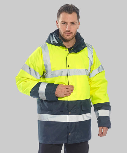 Portwest Hi-Vis Contrast Traffic Jacket (PW025)