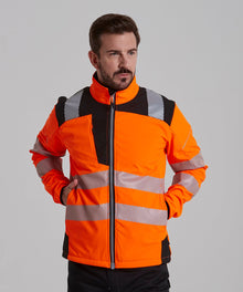 Portwest PW3 Hi-Vis Softshell Jacket (PW366)
