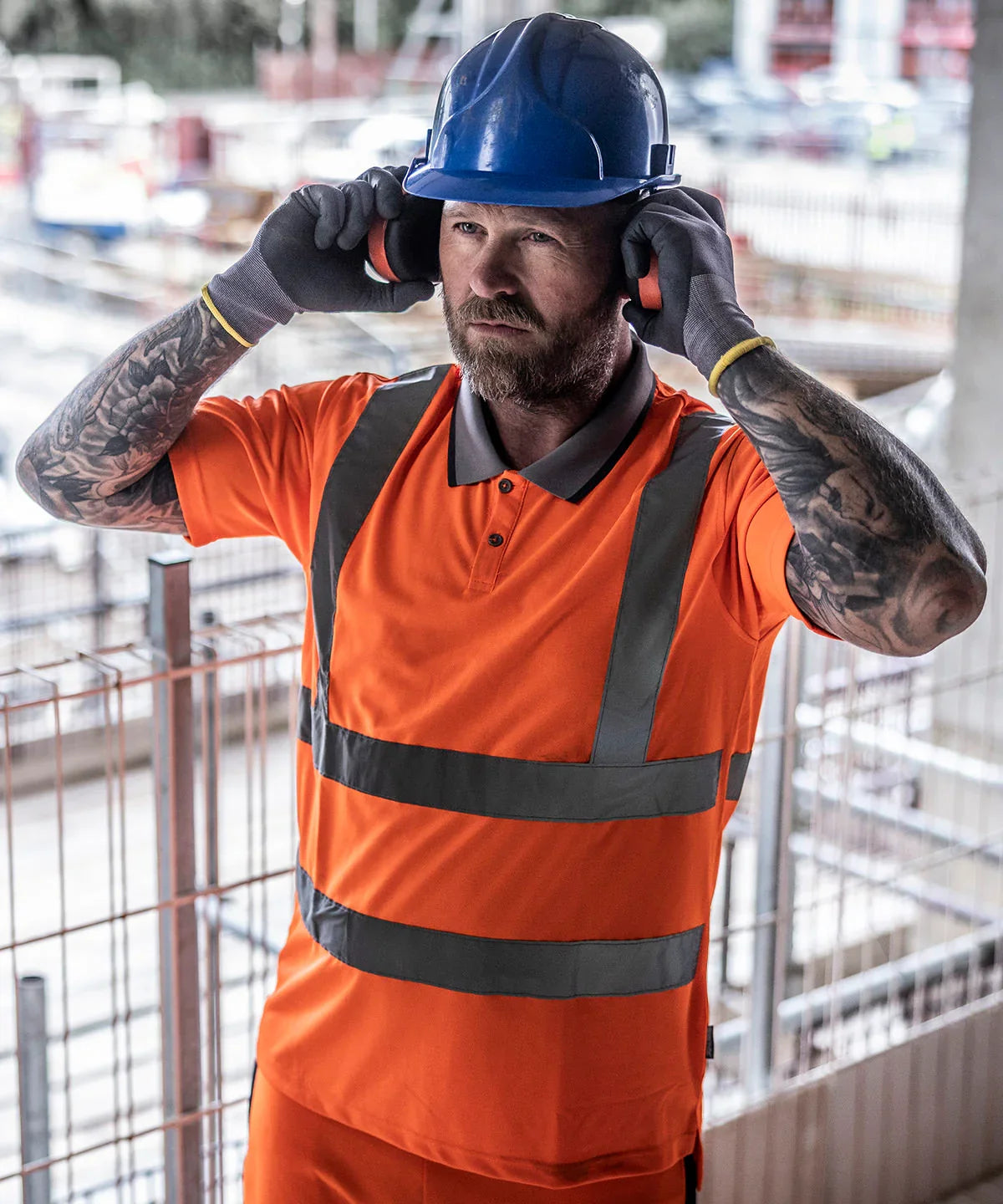 Personalised Custom Branded Hi-vis Pro contract polo - RG476 - Brand It Essex Ltd