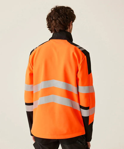 Personalised Custom Branded Hi-Vis X-Pro 3-layer softshell jacket - RG478 - Brand It Essex Ltd