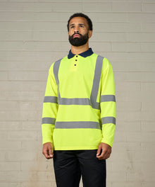 Pro RTX Hi Vis Long Sleeve Polo (RX715)
