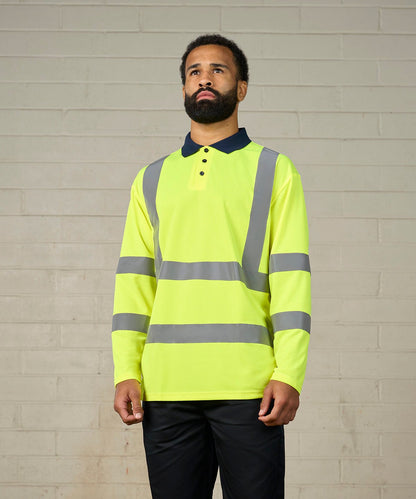 Pro RTX Hi Vis Long Sleeve Polo (RX715)
