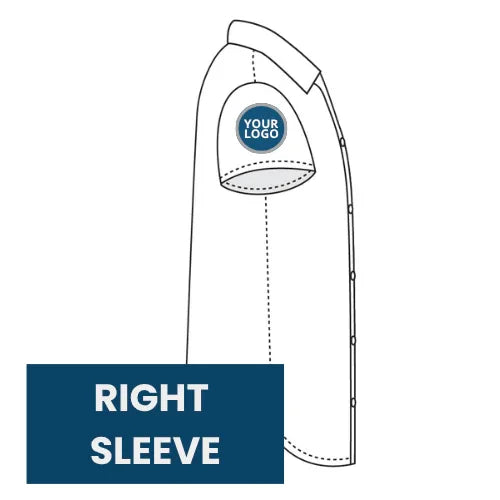 Personalised Custom Branded Shirt Branding Locations - Brand It Essex Ltd