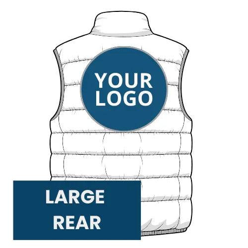 Personalised Custom Branded Gilet Location Area - Brand It Essex Ltd