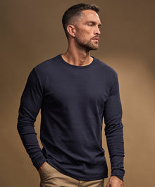 Tee Jays Long Sleeve Interlock T-Shirt TJ530 branded workwear second lifestyle angle