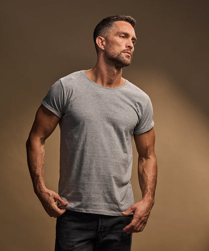 Tee Jays Roll-Up T-Shirt TJ5062 custom branded workwear lifestyle shot