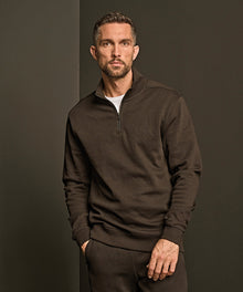 Tee Jays Ribbed Interlock 1/4 Zip Sweatshirt (TJ5506)
