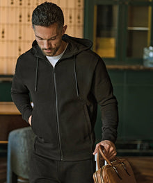 Tee Jays Ribbed Interlock Full Zip Hooded Sweatshirt (TJ5508)