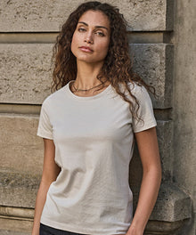 Tee Jays Ladies Sof T-Shirt TJ8050 embroidered branded workwear lifestyle shot