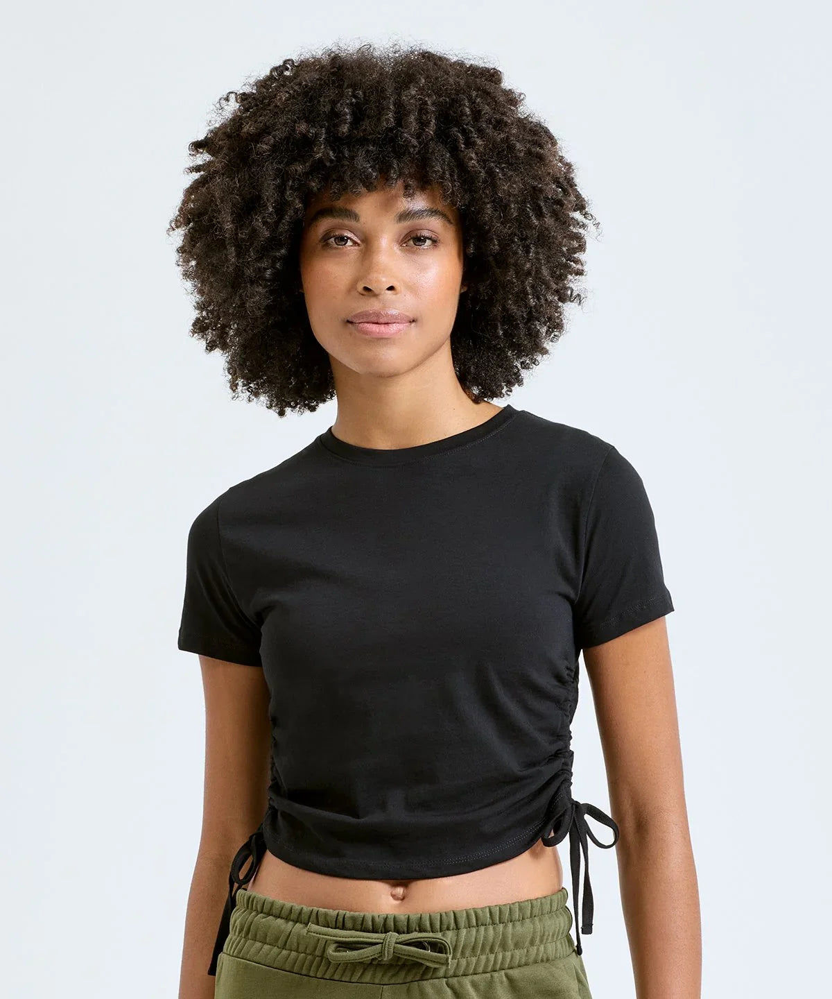 Personalised Custom Branded Women’s TriDri® Ruched Crop Top (TR069) - Brand It Essex Ltd