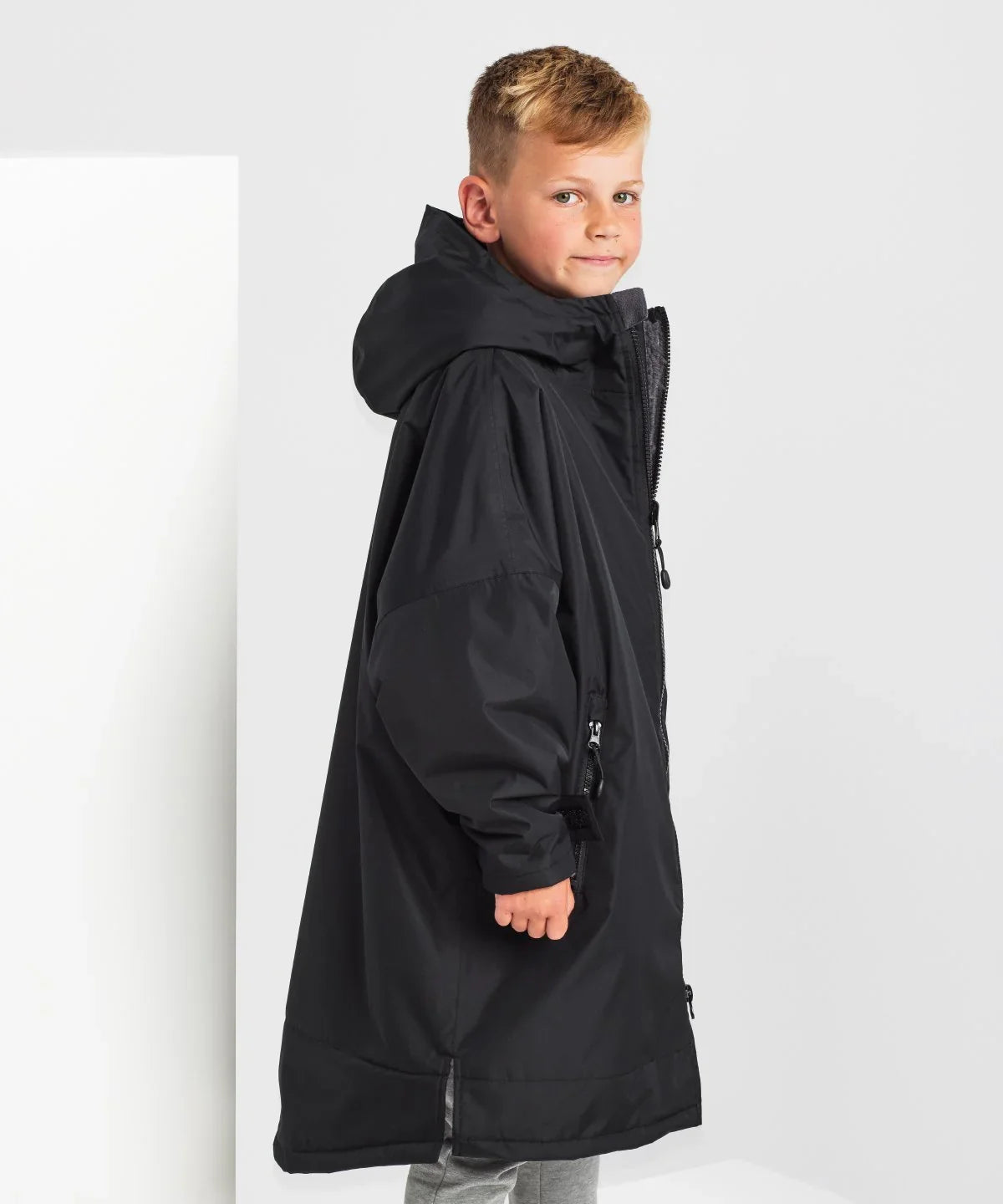 Kids TriDri All-seasons waterproof changing robe - Brand It Essex Ltd
