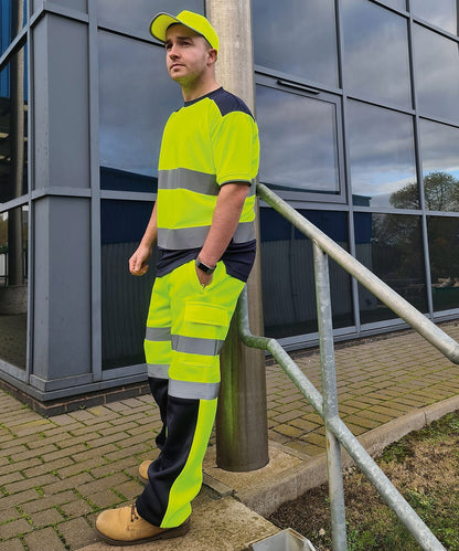 Yoko Hi-Vis Two Tone T-Shirt (HVJ400)