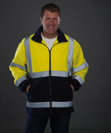 Yoko Hi-Vis Heavyweight Fleece Jacket  (YK060)